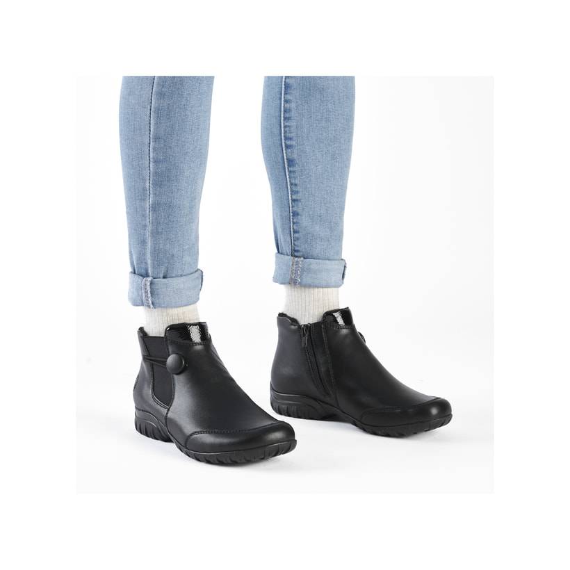 Rieker Artikelnummer L4665-00 Rieker Damen Chelsea Boots mitternachtsschwarz Black Friday