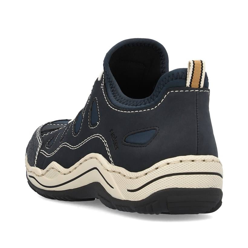 Rieker Artikelnummer L0551-14 Rieker Damen Slipper stahlblau Cyber Monday