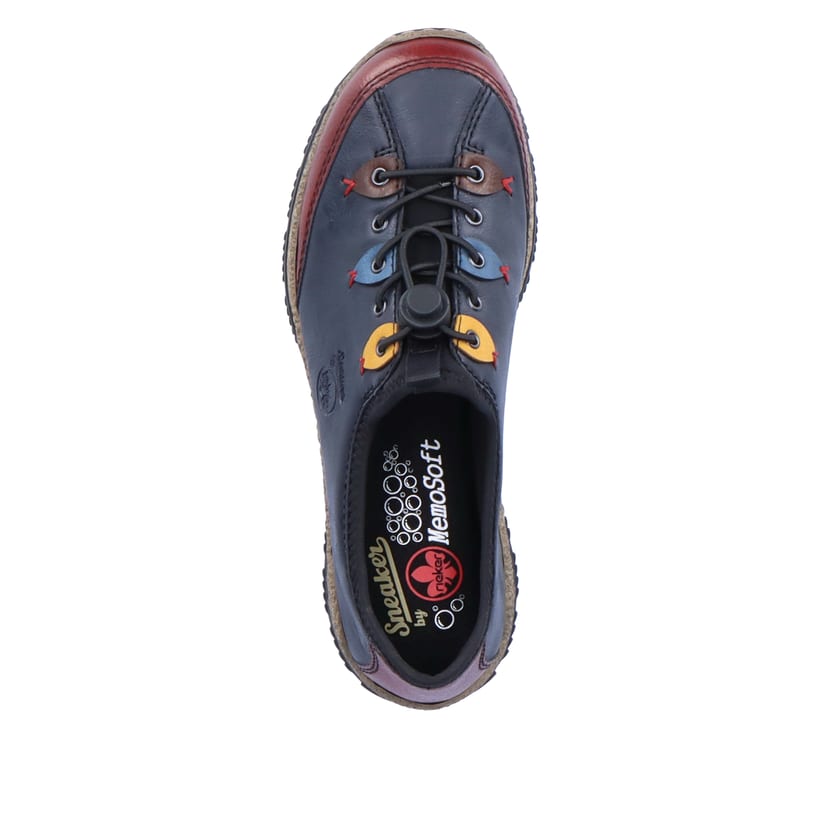 Rieker Artikelnummer N3271-35 Rieker Damen Slipper azurblau Weihnachtsangebot