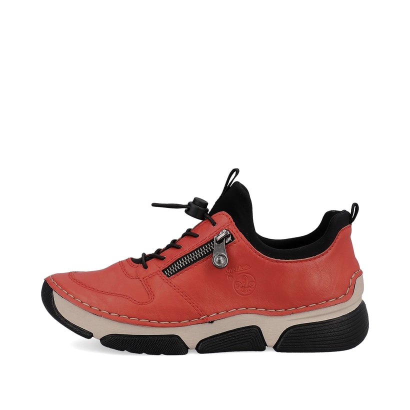 Rieker Artikelnummer 45951-33 Rieker Damen Slipper erdbeerrot