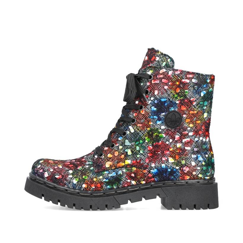 Rieker Artikelnummer Y2440-90 Rieker Damen Biker Boots bunt Lagerräumung