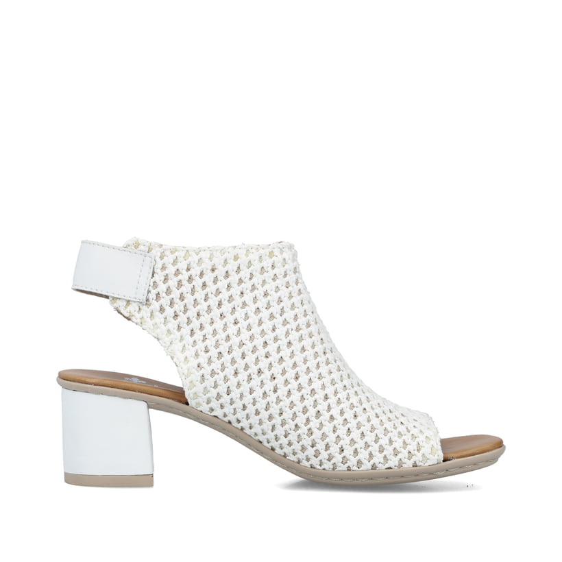 Rieker Artikelnummer 64772-80 Rieker Damen Riemchensandaletten kristallweiß Online Outlet