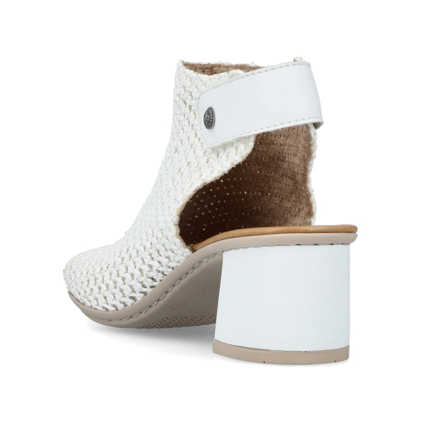 Rieker Artikelnummer 64772-80 Rieker Damen Riemchensandaletten kristallweiß Online Outlet