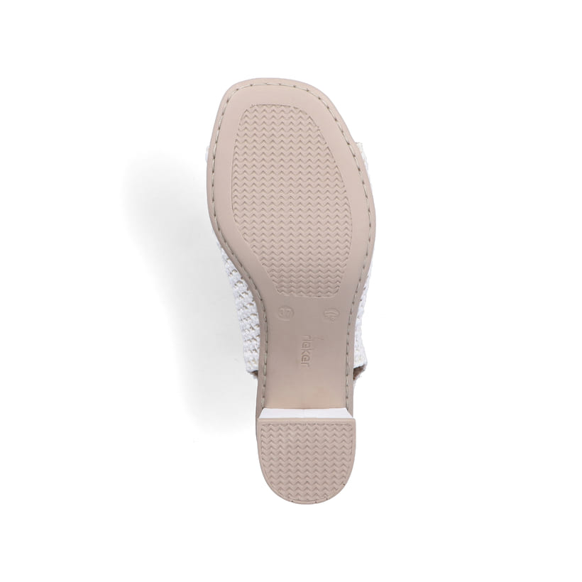 Rieker Artikelnummer 64772-80 Rieker Damen Riemchensandaletten kristallweiß Online Outlet