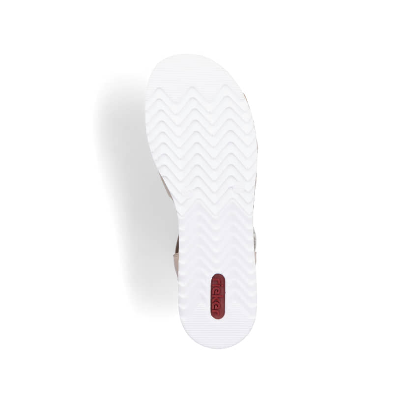 Rieker Artikelnummer V0649-62 Rieker Damen Keilsandaletten cremebeige Exklusive Angebote