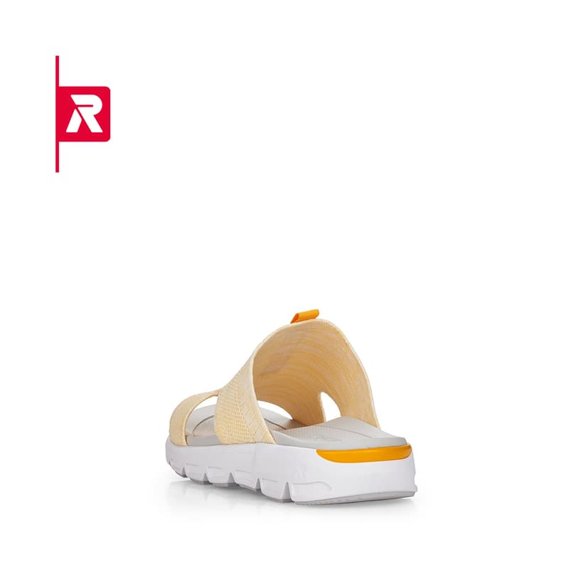 Rieker Artikelnummer V8403-68 Rieker Damen Pantoletten pastel yellow Große Rabatte