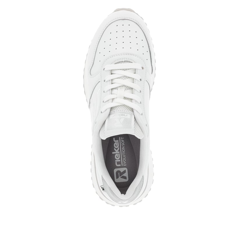 Rieker Artikelnummer W0606-80 Rieker Damen Sneaker Low snow white Saisonale Angebote