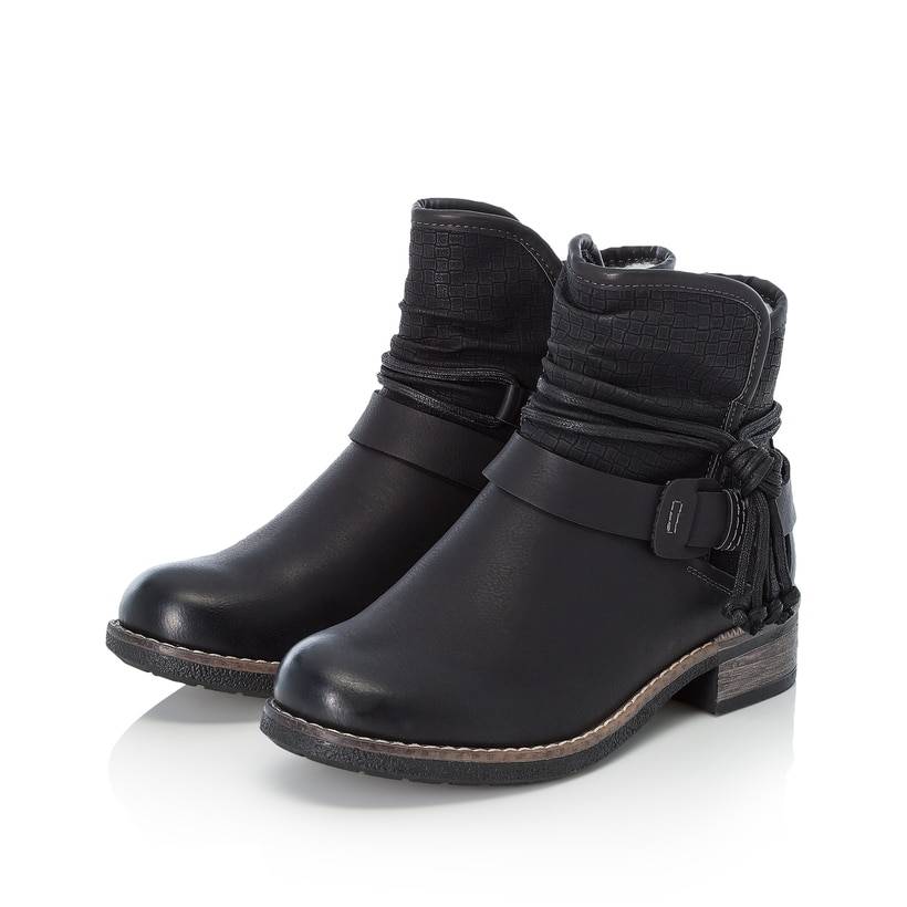 Rieker Artikelnummer 94689-00 Rieker Damen Kurzstiefel nachtschwarz