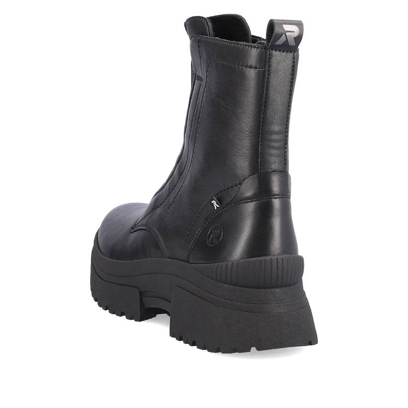 Rieker Artikelnummer W0375-00 Rieker Damen Kurzstiefel midnight black VIP-Rabatte