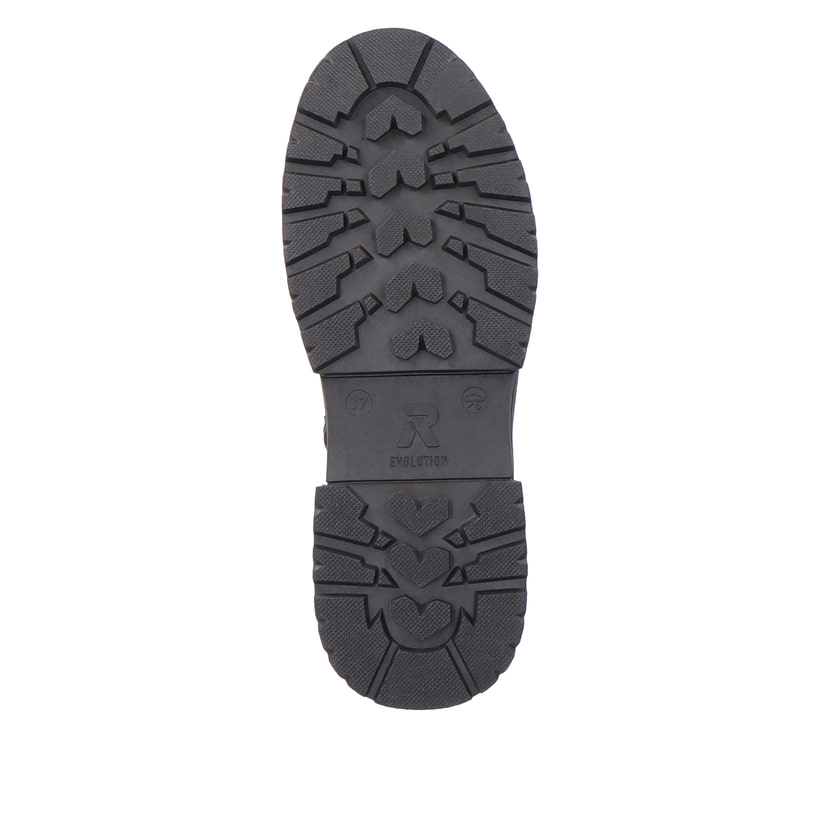 Rieker Artikelnummer W0375-00 Rieker Damen Kurzstiefel midnight black VIP-Rabatte