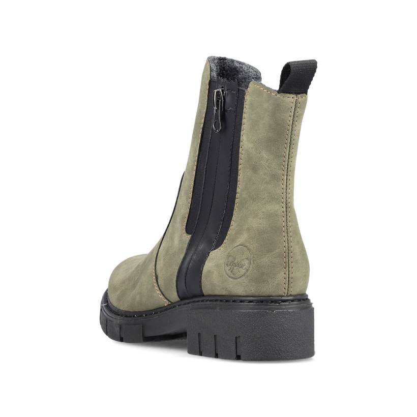 Rieker Artikelnummer Z3560-54 Rieker Damen Chelsea Boots laubgrün Wochenangebot