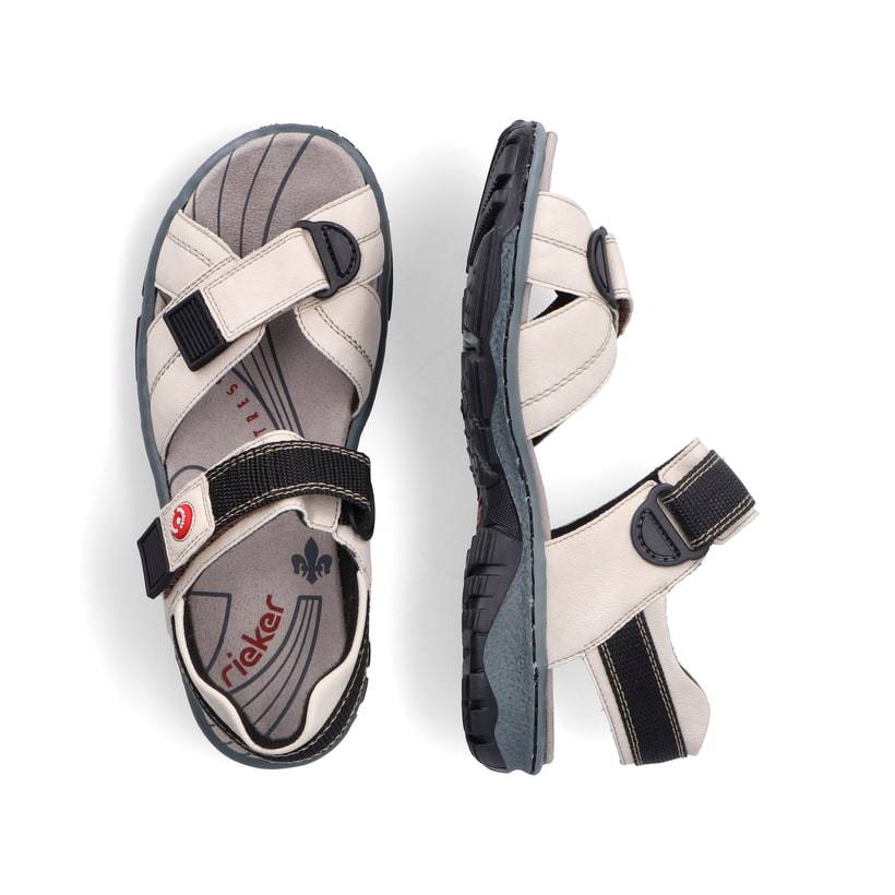 Rieker Artikelnummer 68851-80 Rieker Damen Trekkingsandalen perlweiß Kostenlose Rückgabe