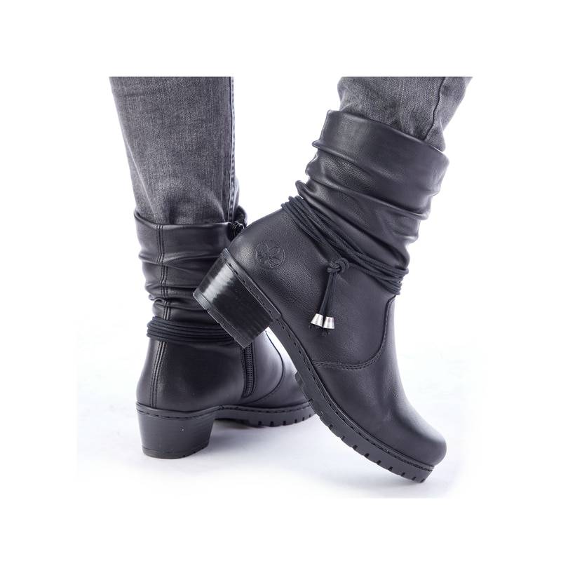 Rieker Artikelnummer Y17R2-00 Rieker Damen Stiefeletten tiefschwarz Letzte 3 Tage
