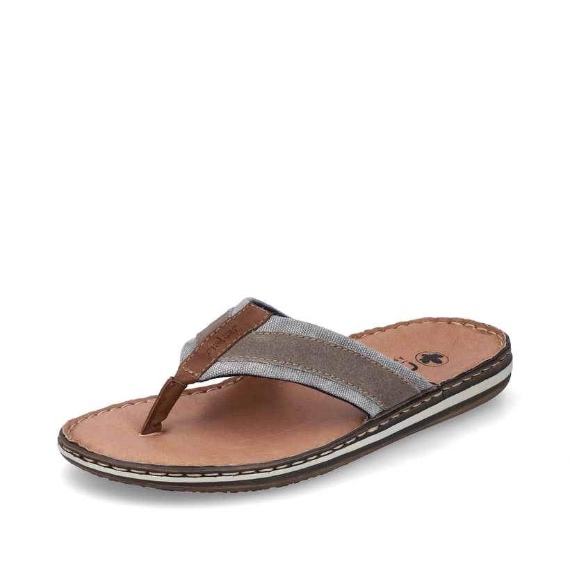 Rieker Artikelnummer 21095-42 Rieker Herren Zehentrenner hellbraun Neueste Stile