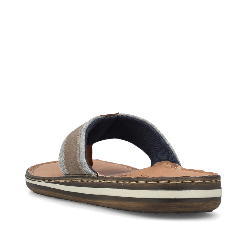 Rieker Artikelnummer 21095-42 Rieker Herren Zehentrenner hellbraun Neueste Stile