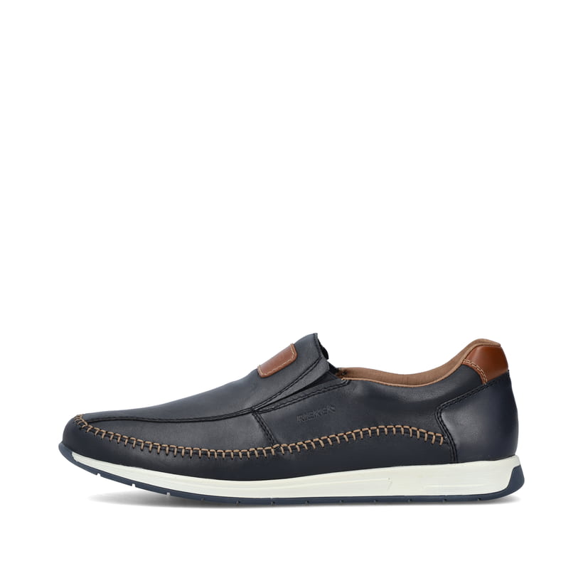 Rieker Artikelnummer 11962-14 Rieker Herren Slipper ozeanblau Letzte 2 Tage