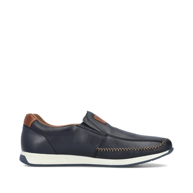 Rieker Artikelnummer 11962-14 Rieker Herren Slipper ozeanblau Letzte 2 Tage