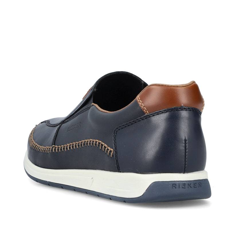 Rieker Artikelnummer 11962-14 Rieker Herren Slipper ozeanblau Letzte 2 Tage