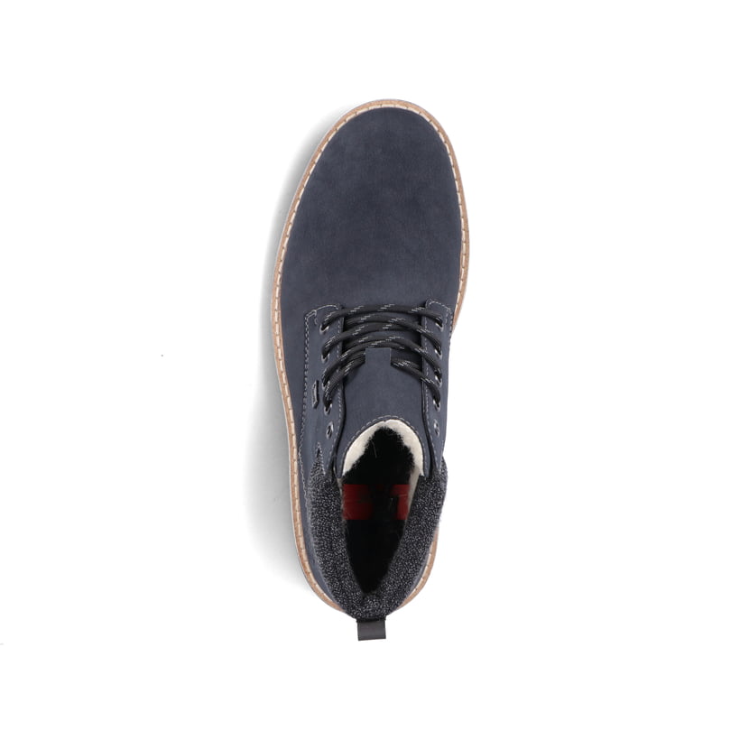 Rieker Artikelnummer 38419-16 Rieker Herren Schnürstiefel pazifikblau Zeitbegrenzte Promotion