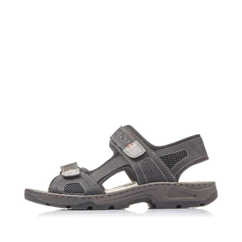 Rieker Artikelnummer 26156-02 Rieker Herren Trekkingsandalen graphitschwarz