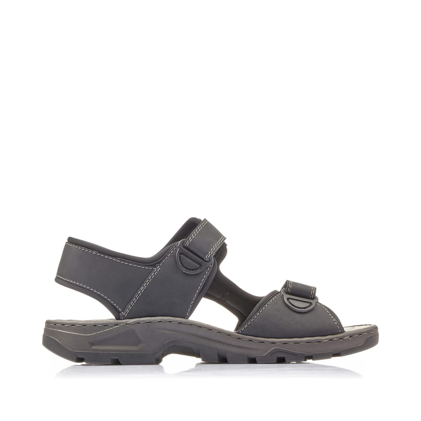 Rieker Artikelnummer 26156-02 Rieker Herren Trekkingsandalen graphitschwarz Bis zu 50% Rabatt