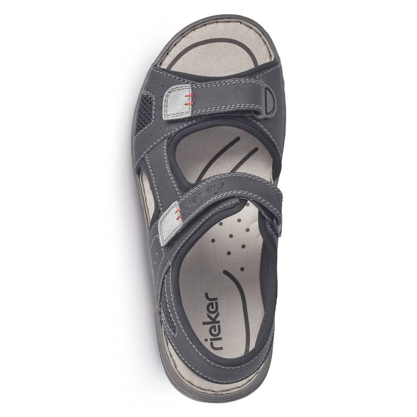 Rieker Artikelnummer 26156-02 Rieker Herren Trekkingsandalen graphitschwarz Bis zu 50% Rabatt
