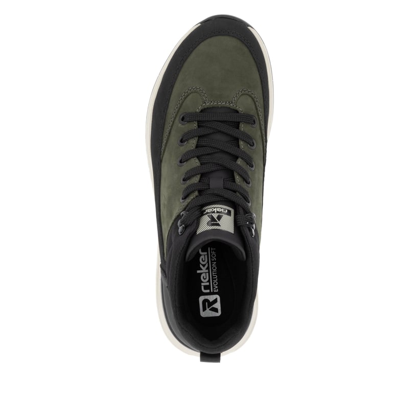 Rieker Artikelnummer U0173-54 Rieker Herren Schnürstiefel khaki-schwarz Bis zu 60% Rabatt