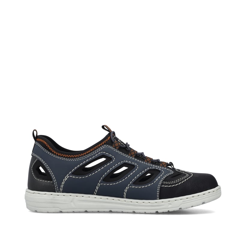 Rieker Artikelnummer 08665-14 Rieker Herren Slipper schieferblau Bis zu 65% Rabatt