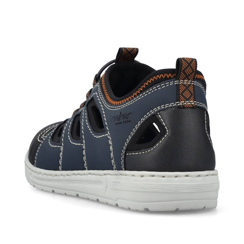 Rieker Artikelnummer 08665-14 Rieker Herren Slipper schieferblau Bis zu 65% Rabatt