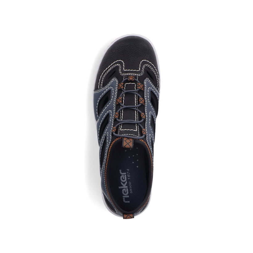 Rieker Artikelnummer 08665-14 Rieker Herren Slipper schieferblau Bis zu 65% Rabatt