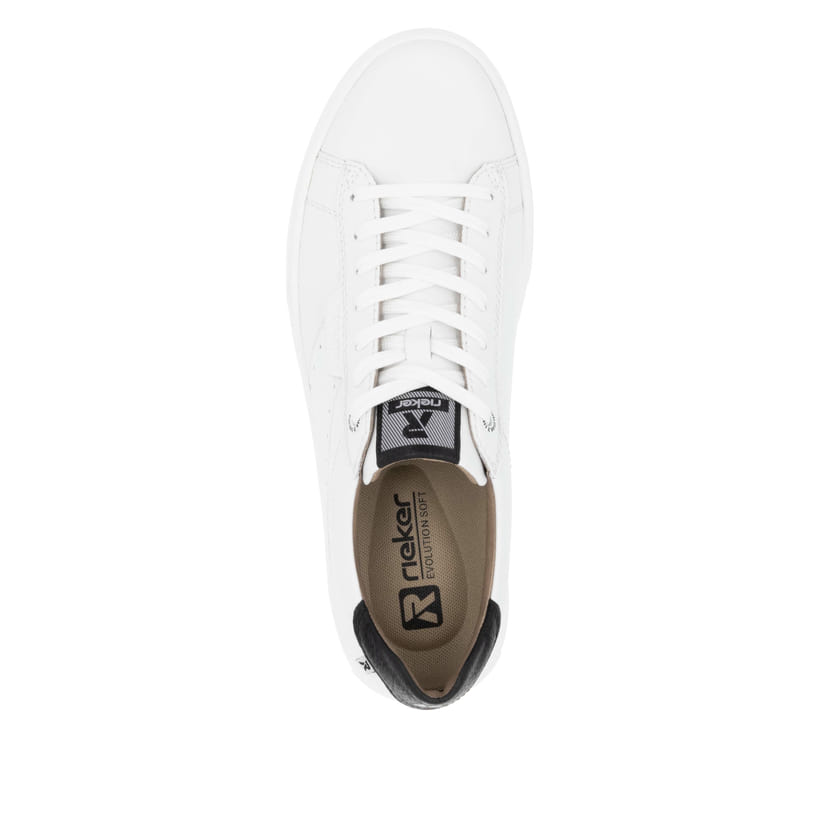 Rieker Artikelnummer U0704-81 Rieker Herren Sneaker Low frostweiß Sonderangebot der Fabrik