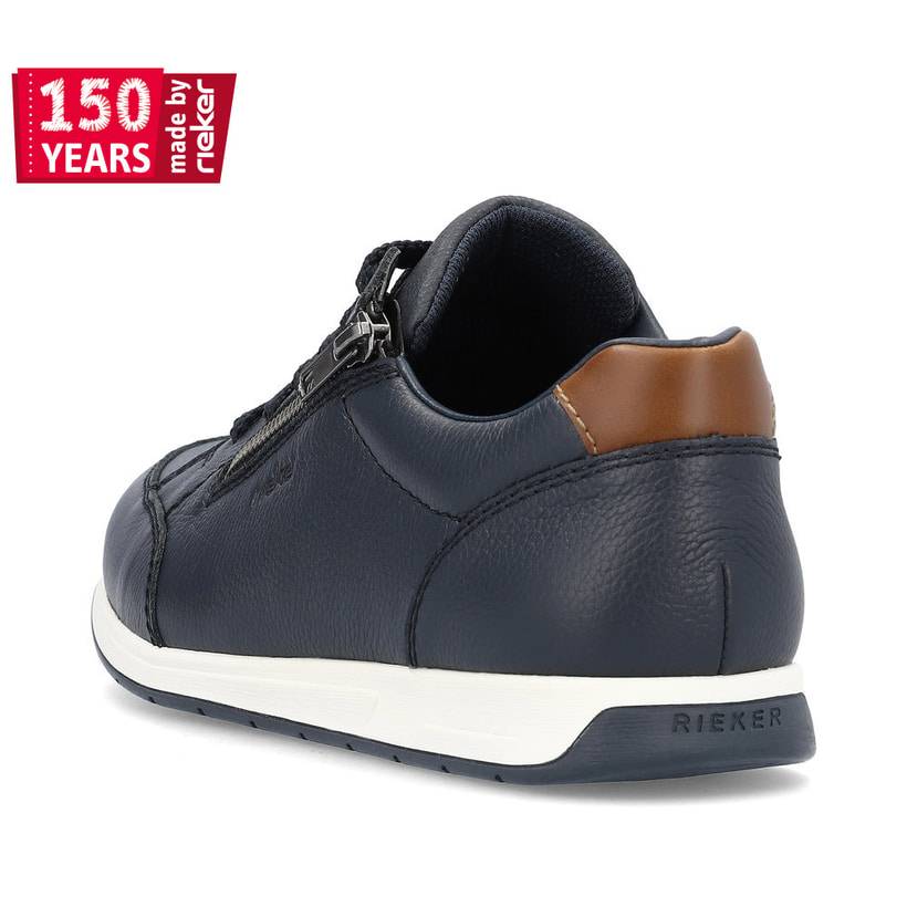 Rieker Artikelnummer 11903-14 Rieker Herren Sneaker Low stahlblau Discount Store für neue Produkte