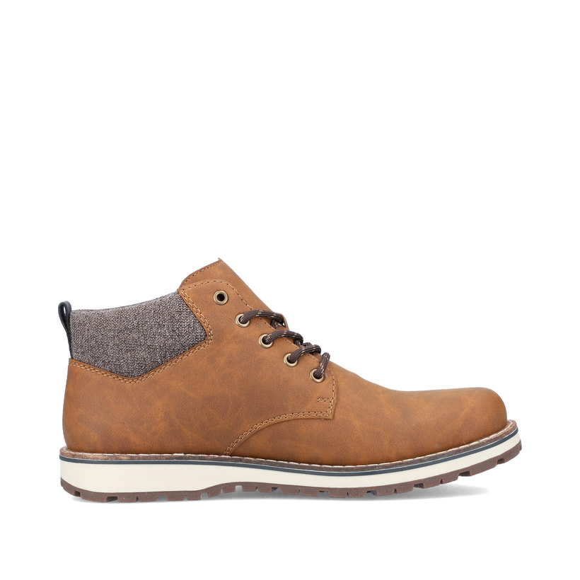 Rieker Artikelnummer 38419-24 Rieker Herren Schnürstiefel nougatbraun Clearance-Verkauf