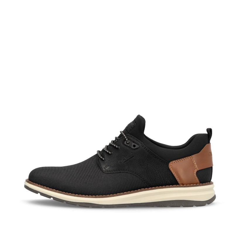 Rieker Artikelnummer 14750-00 Rieker Herren Slipper urbanschwarz-nougatbraun