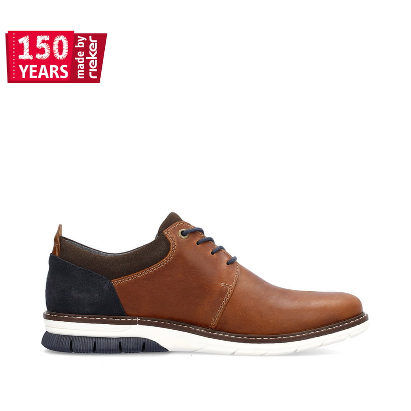 Rieker Artikelnummer 14405-24 Rieker Herren Schnürschuhe holzbraun Fabrikladen