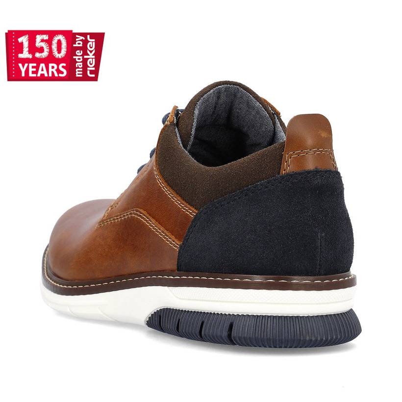 Rieker Artikelnummer 14405-24 Rieker Herren Schnürschuhe holzbraun Fabrikladen