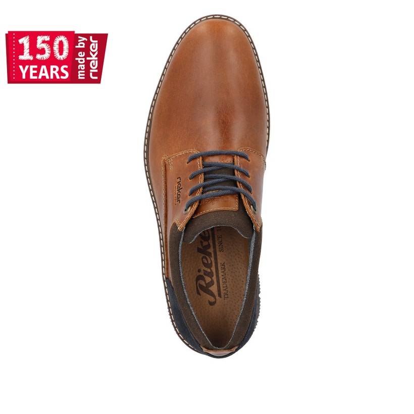 Rieker Artikelnummer 14405-24 Rieker Herren Schnürschuhe holzbraun Fabrikladen
