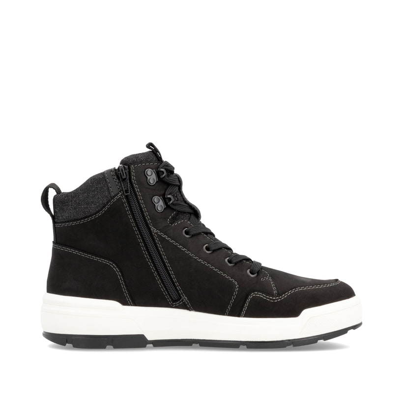 Rieker Artikelnummer U0070-00 Rieker Herren Sneaker High asphaltschwarz Begrenzt auf 3 Tage