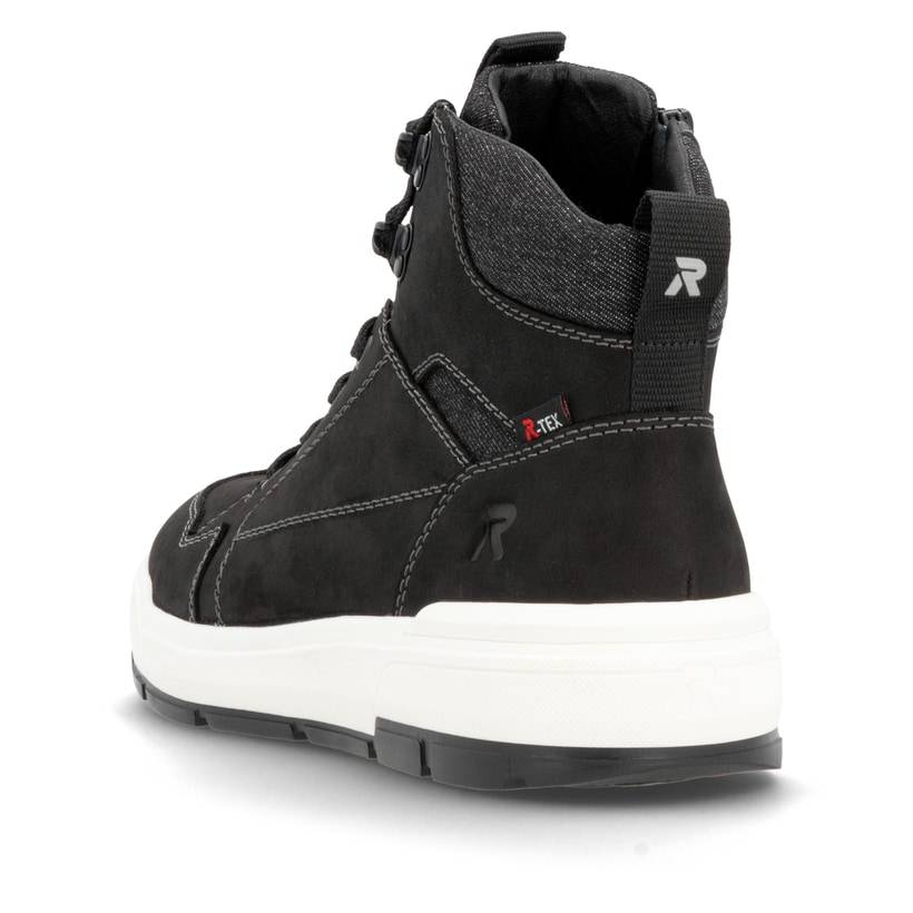Rieker Artikelnummer U0070-00 Rieker Herren Sneaker High asphaltschwarz Begrenzt auf 3 Tage