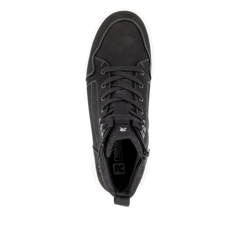 Rieker Artikelnummer U0070-00 Rieker Herren Sneaker High asphaltschwarz Begrenzt auf 3 Tage