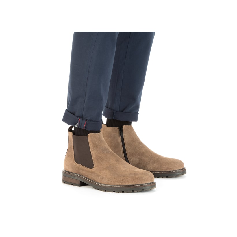 Rieker Artikelnummer 32051-64 Rieker Herren Chelsea Boots sandbeige Black Friday Preise
