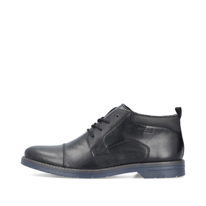 Rieker Artikelnummer 13031-00 Rieker Herren Schnürschuhe glanzschwarz