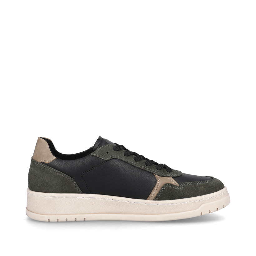 Rieker Artikelnummer U0403-01 Rieker Herren Sneaker Low steel-black forest-green Rabatte dieses Monats