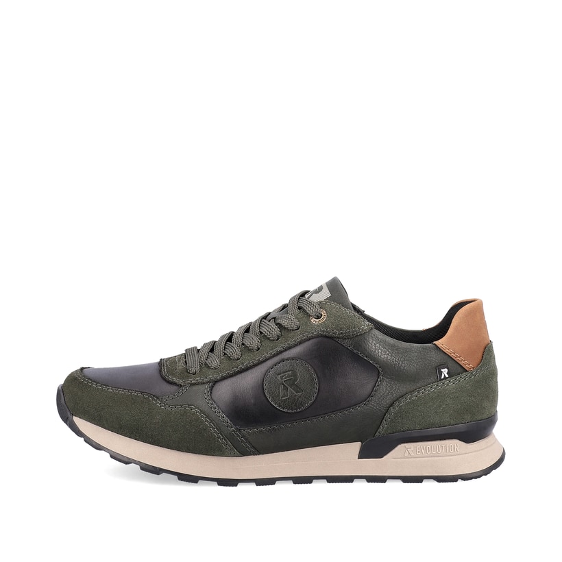 Rieker Artikelnummer U0305-54 Rieker Herren Sneaker Low rainforest green