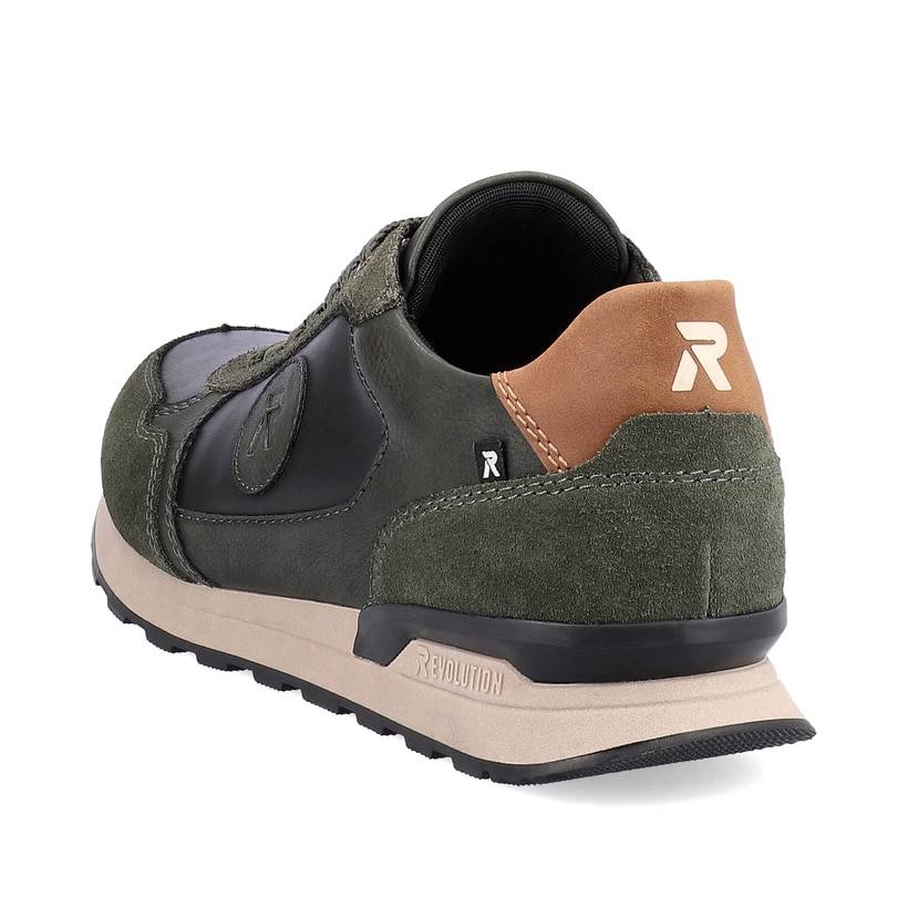 Rieker Artikelnummer U0305-54 Rieker Herren Sneaker Low rainforest green 2025