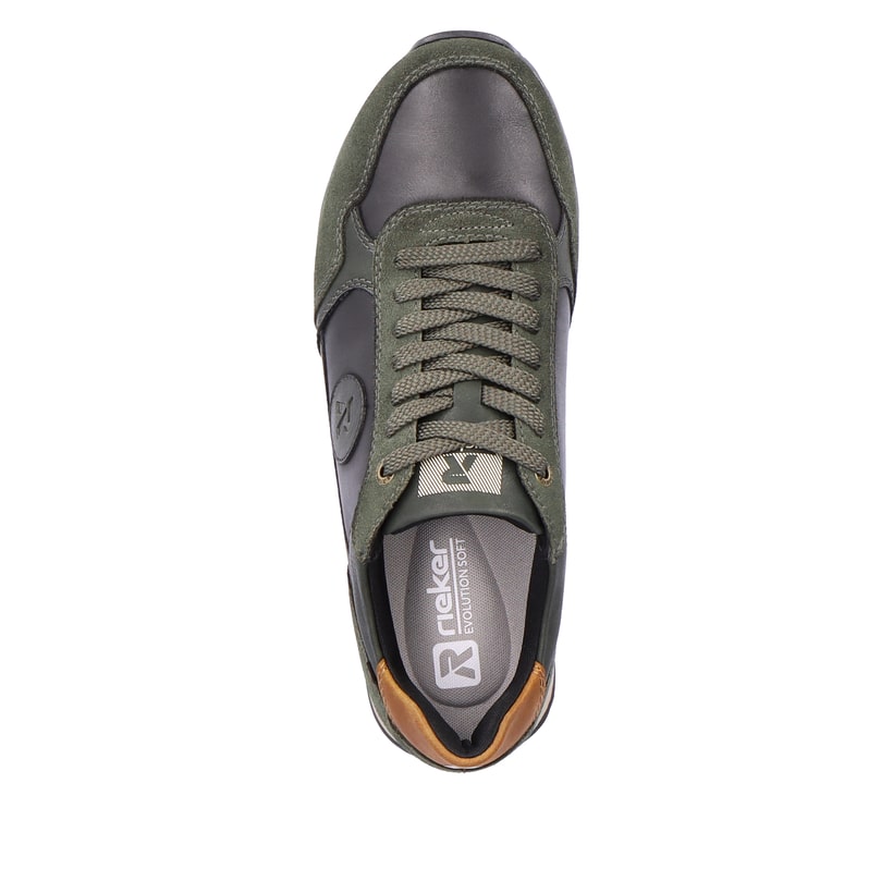 Rieker Artikelnummer U0305-54 Rieker Herren Sneaker Low rainforest green 2025