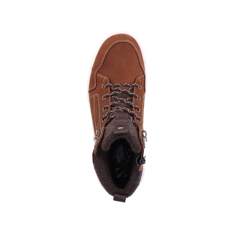 Rieker Artikelnummer U0070-22 Rieker Herren Sneaker High nut brown Online