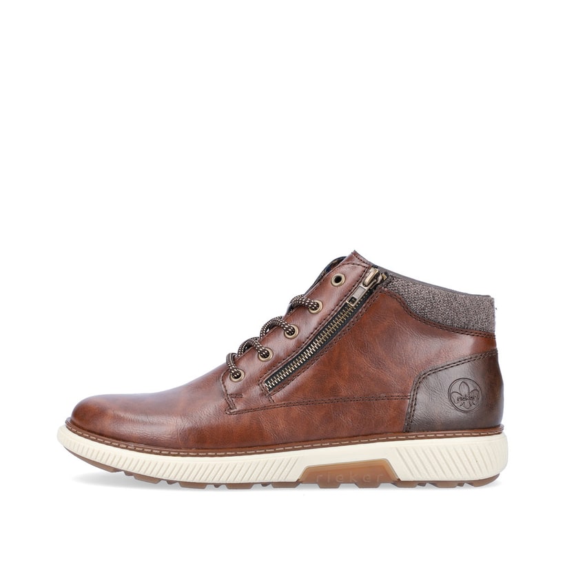 Rieker Artikelnummer B3303-24 Rieker Herren Schnürstiefel kaffeebraun
