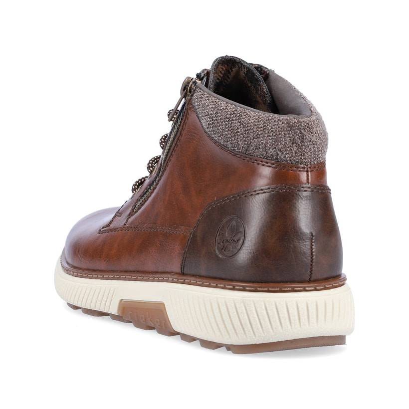 Rieker Artikelnummer B3303-24 Rieker Herren Schnürstiefel kaffeebraun Auslauf