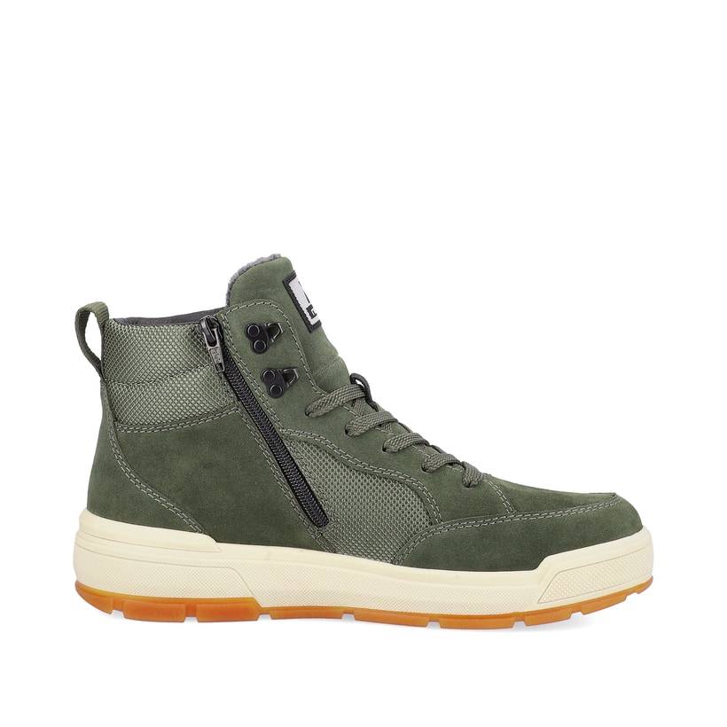 Rieker Artikelnummer U0069-54 Rieker Herren Sneaker High khaki green im Angebot